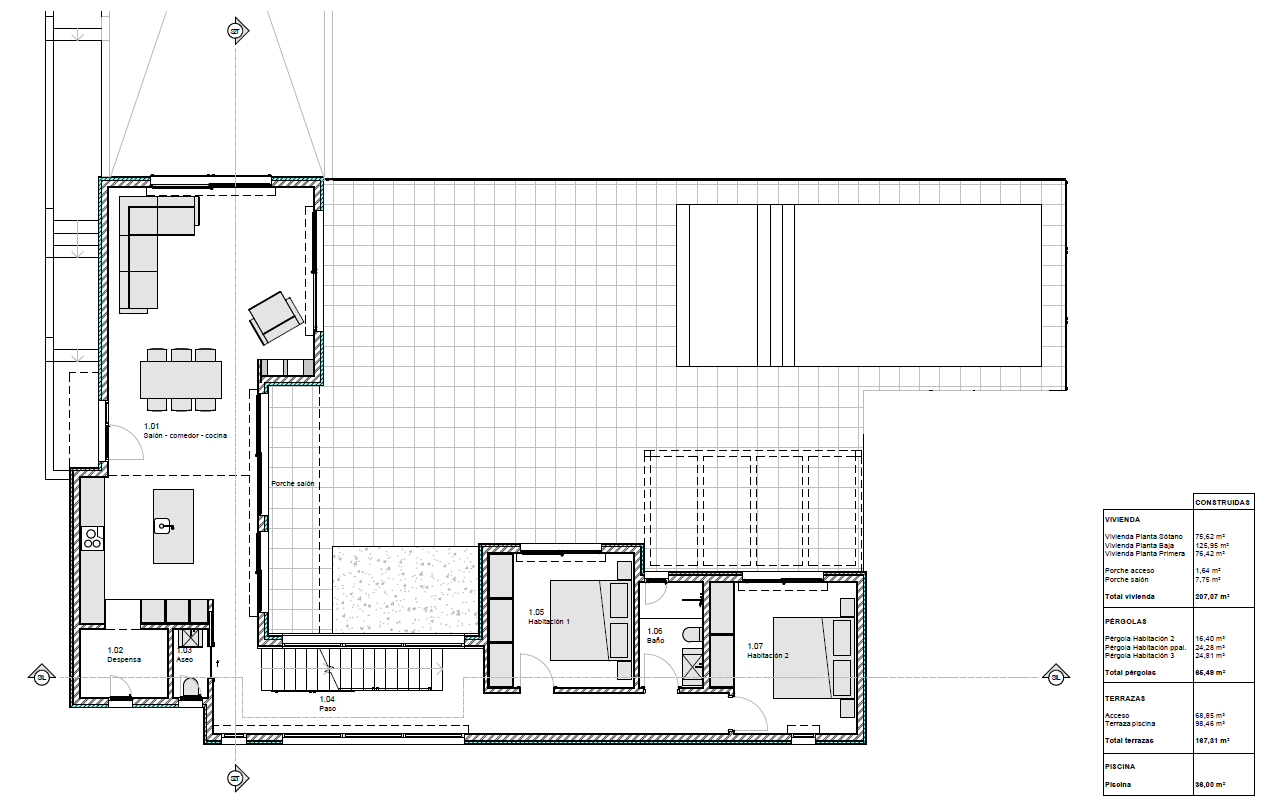Plan du rez-de-chaussée
