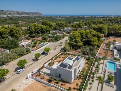 Vue aérienne de la villa