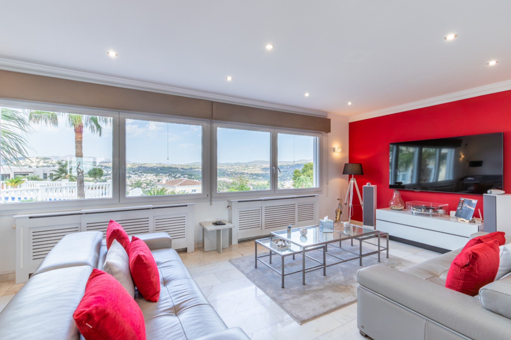 Salon avec vue panoramique
