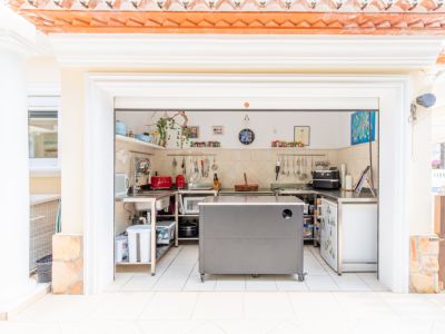 Cuisine d'été extérieure