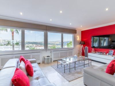 Salon avec vue panoramique