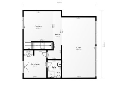 Plan de l'étage supérieur