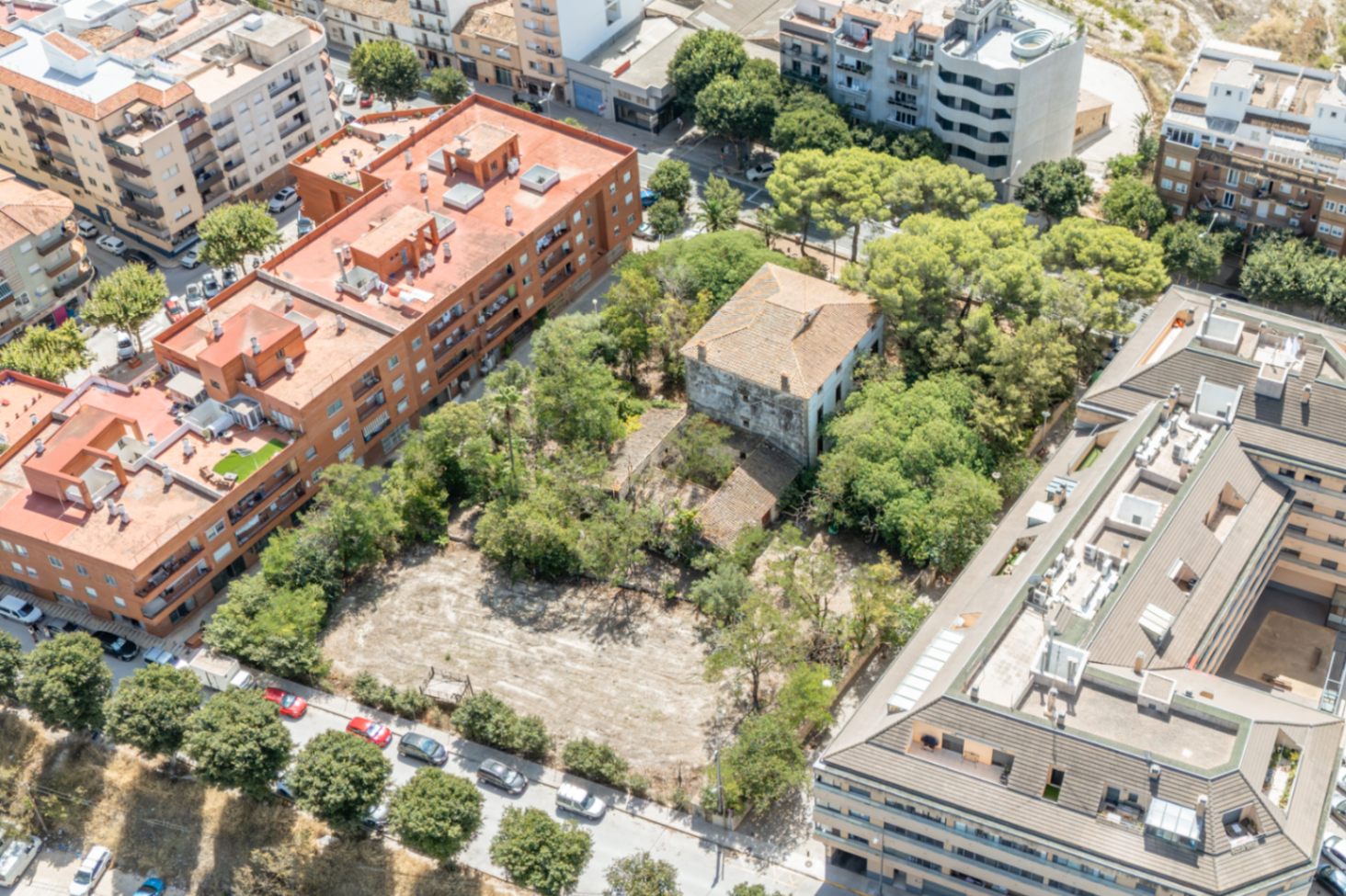 Vue aérienne de la propriété