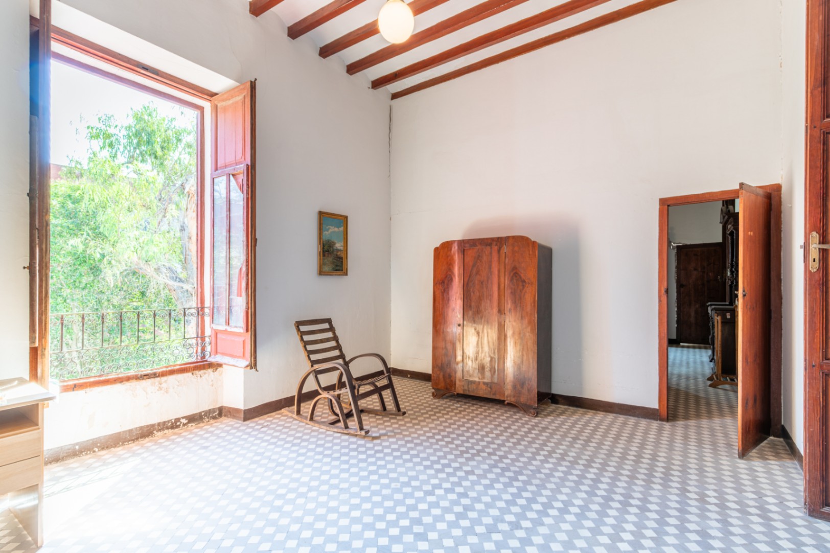 Chambre avec balcon