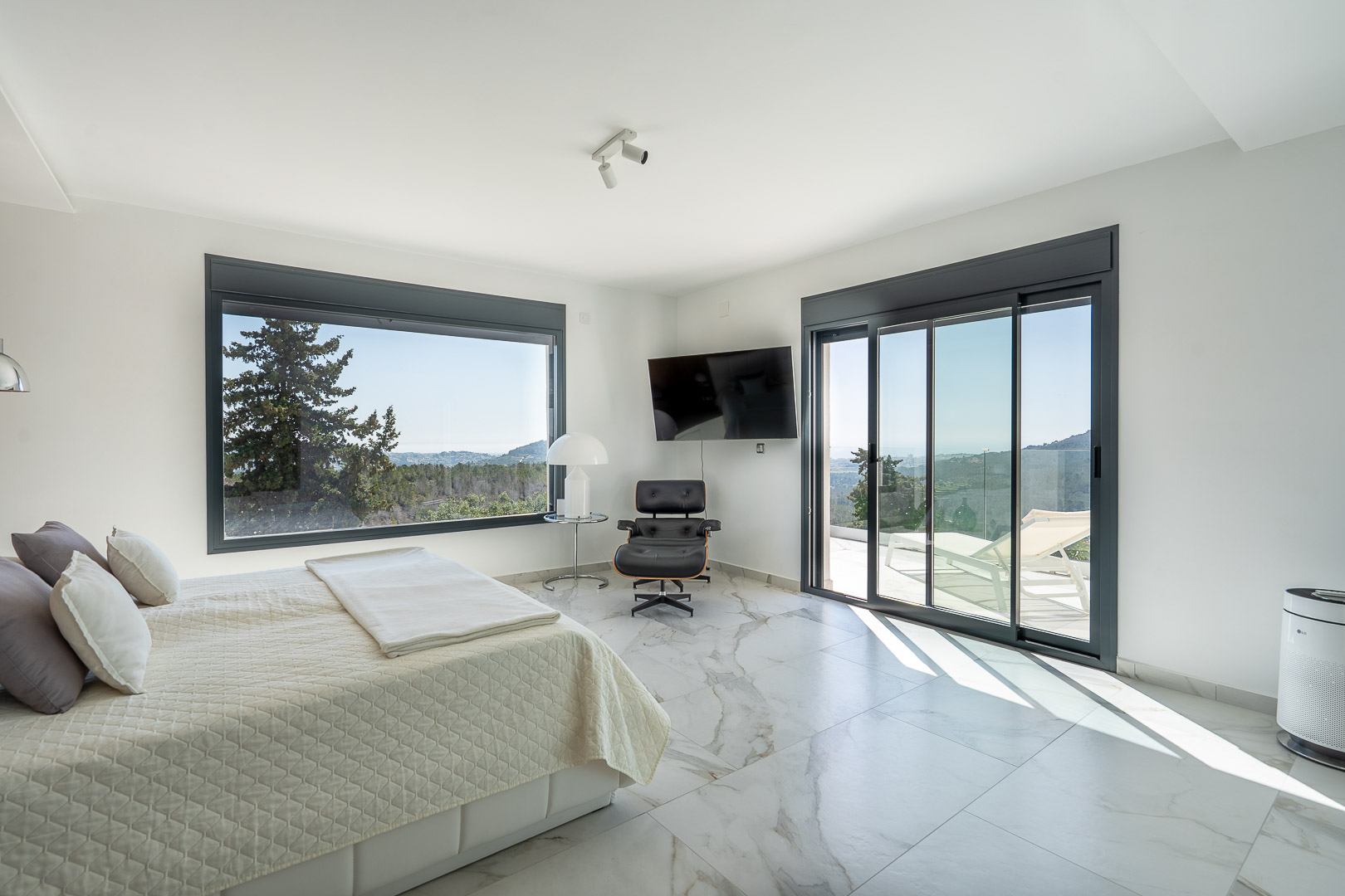Chambre avec accès terrasse