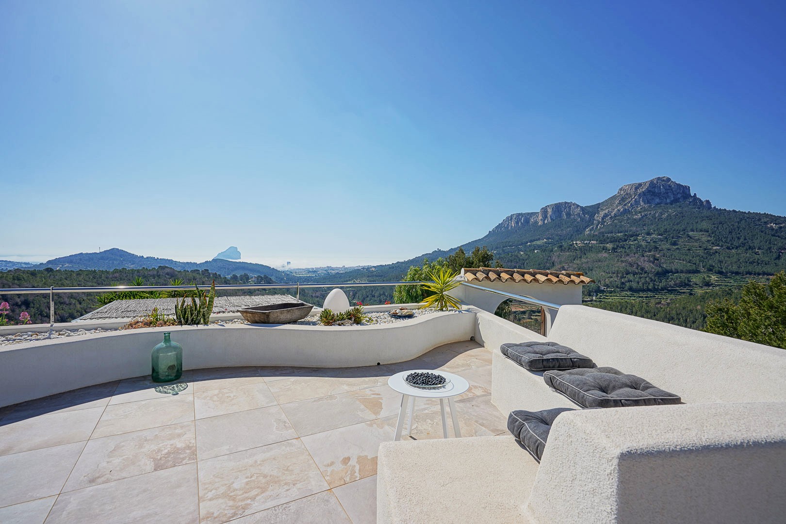 Terrasse avec vue panoramique