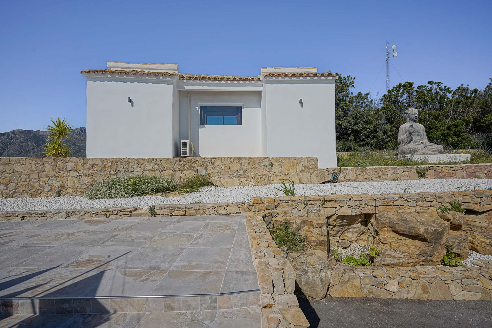 Extérieur de la maison d'amis