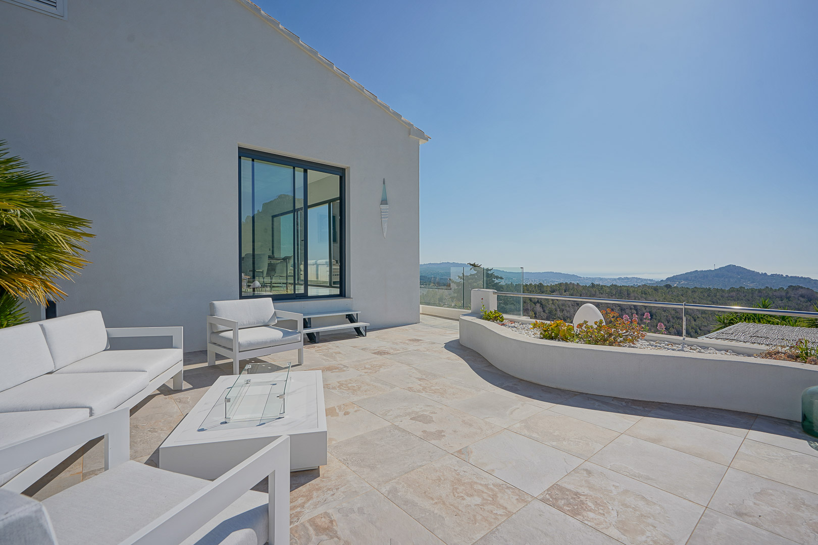Terrasse avec vue panoramique