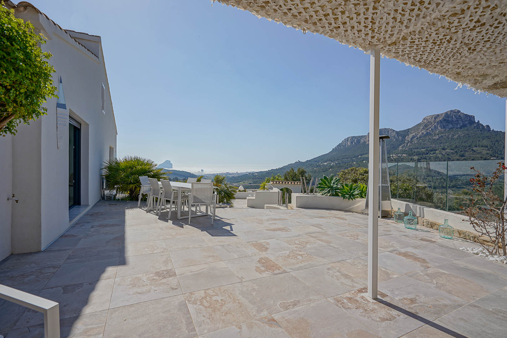 Terrasse avec vue panoramique