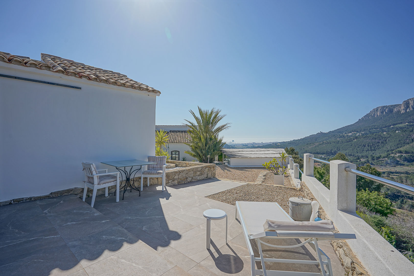 Terrasse avec vue panoramique