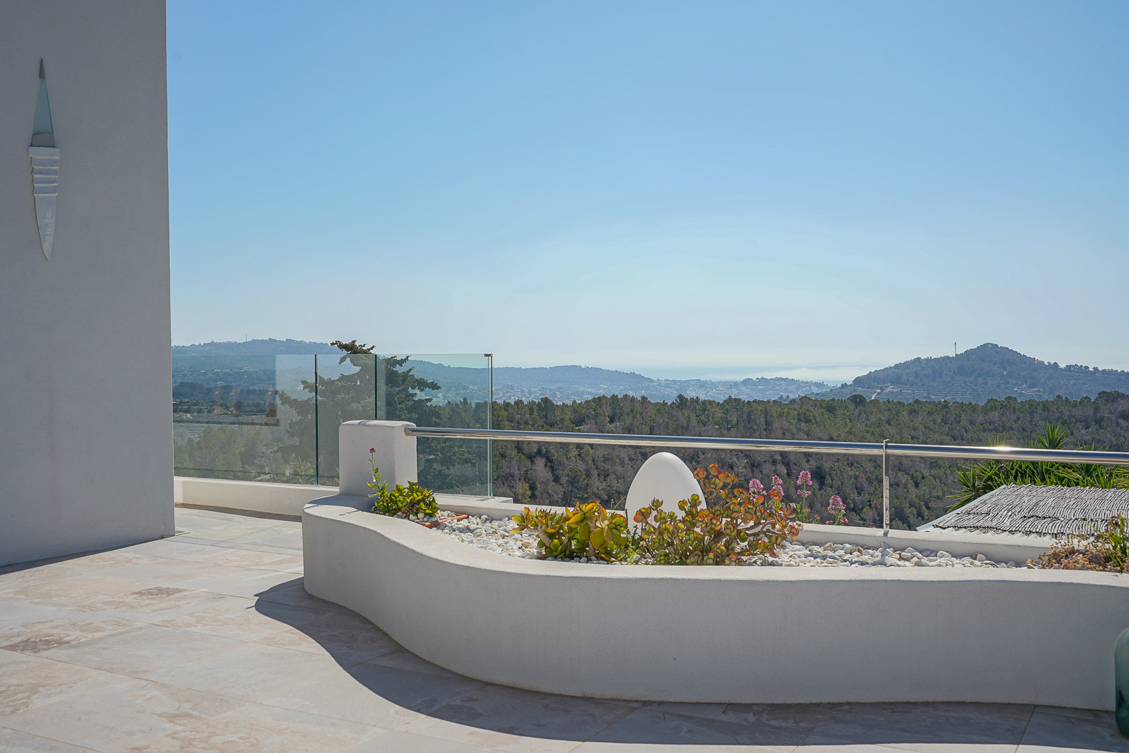Terrasse avec vue panoramique