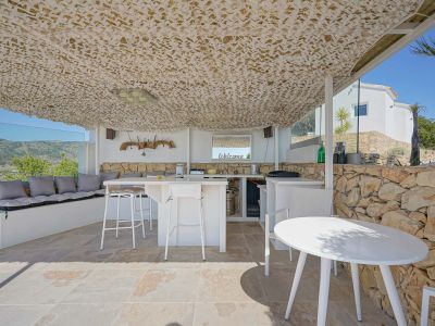 Cuisine extérieure couverte