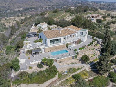Vue aérienne de la villa