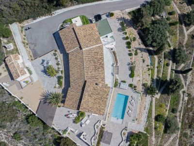 Vue aérienne de la propriété