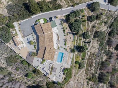 Vue aérienne de la propriété
