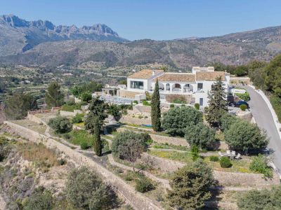 Vue aérienne de la villa