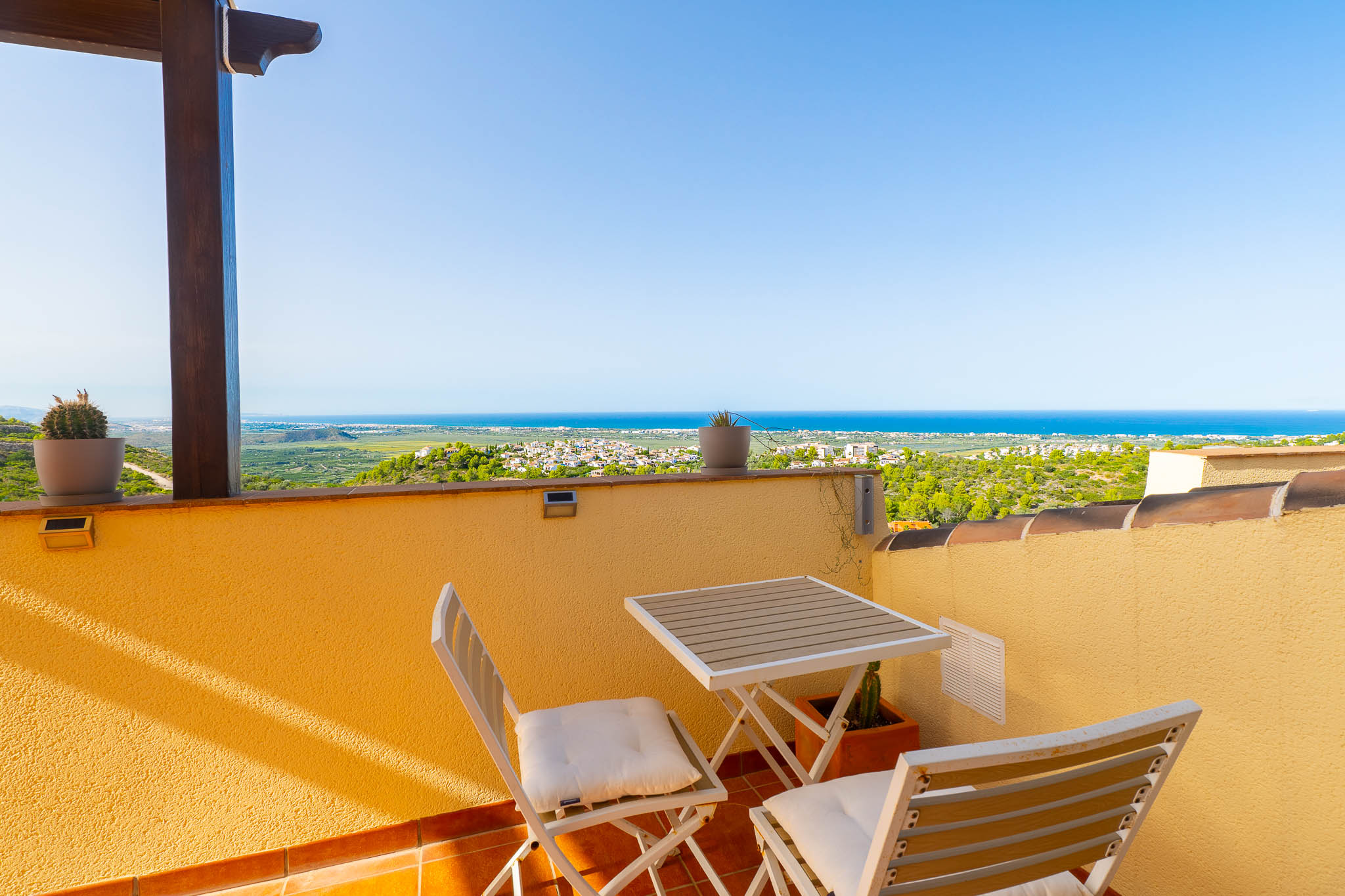 Terrasse avec vue mer