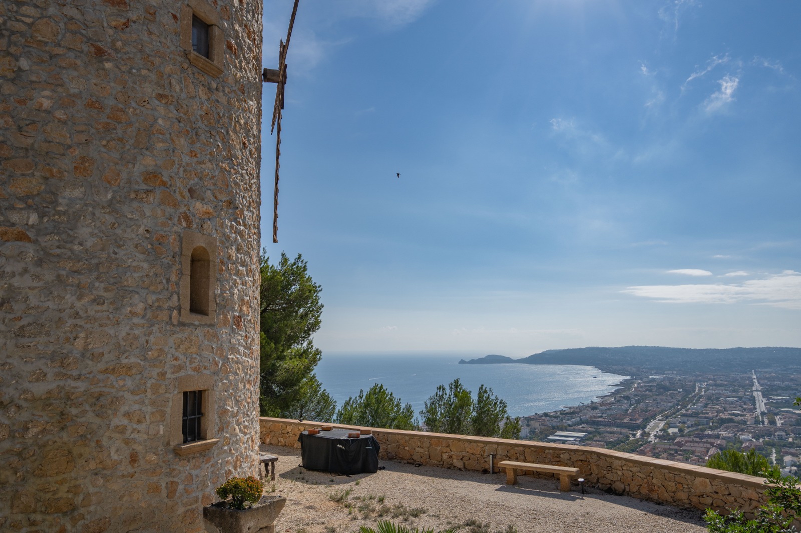 Vue panoramique sur la mer