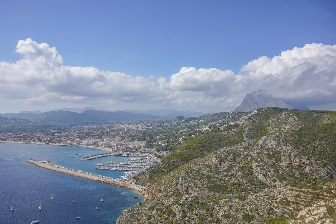 Vue panoramique de Jávea
