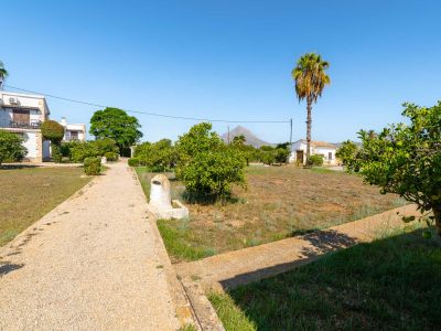 Jardin communautaire avec vue sur la montagne