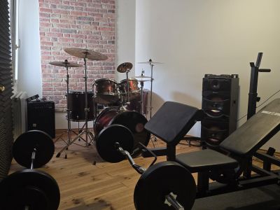 Salle de sport et de musique