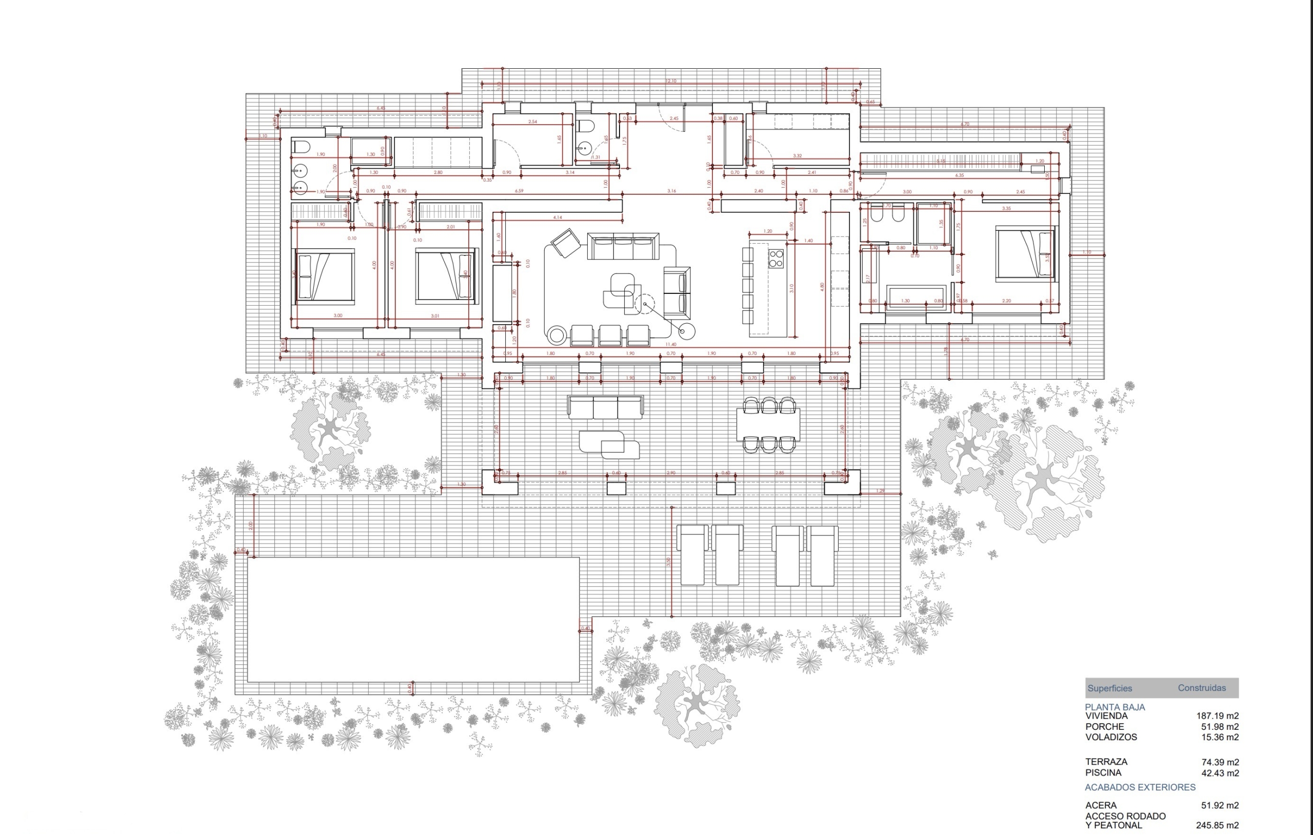 Plan du rez-de-chaussée