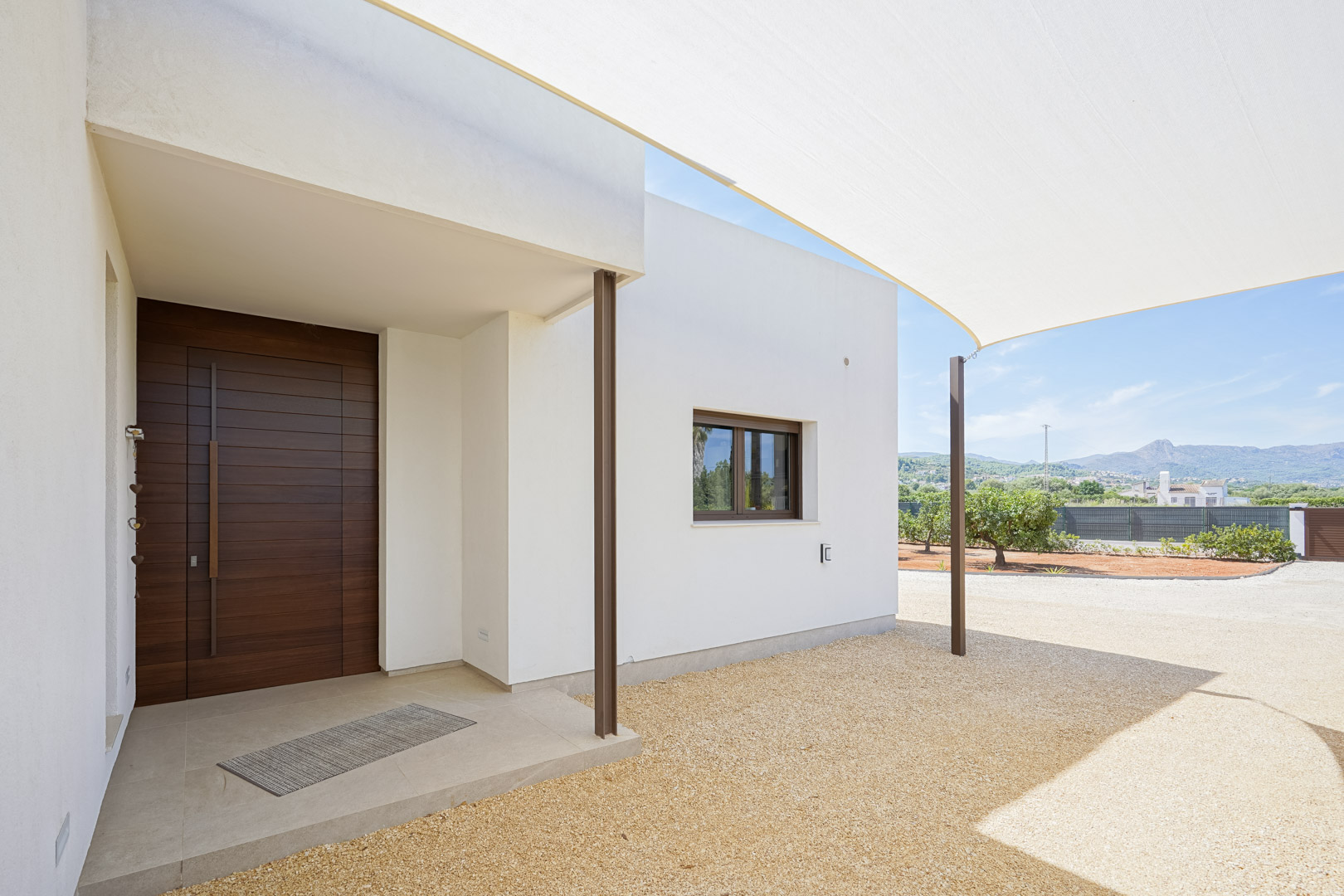 Entrée principale de la villa
