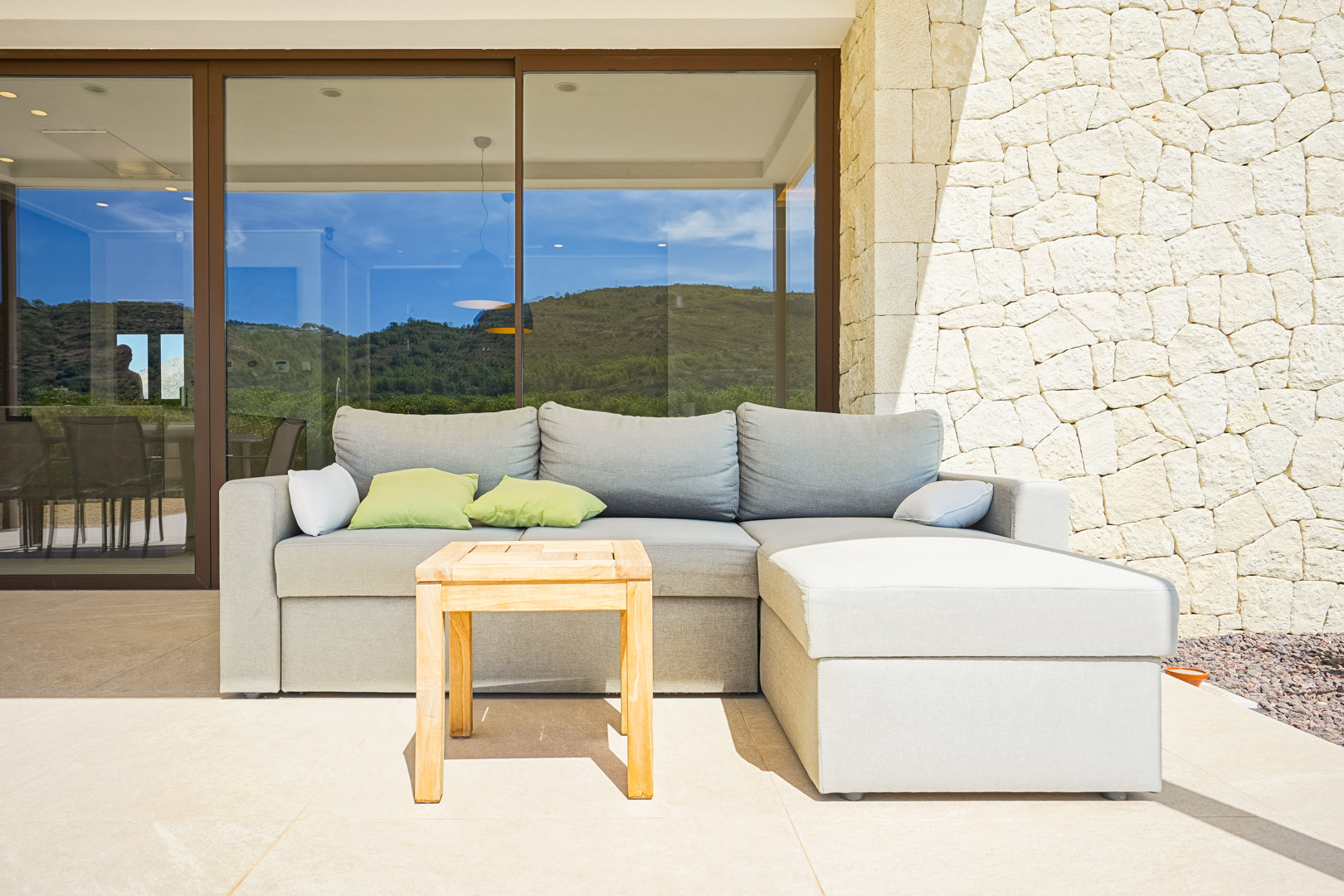 Terrasse couverte