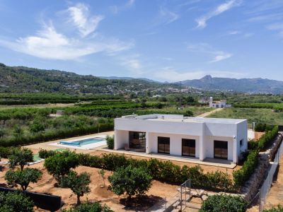 Vue aérienne de la villa