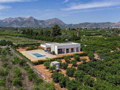 Vue aérienne de la villa
