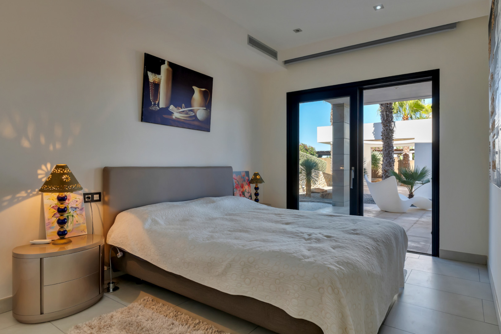 Chambre avec accès terrasse