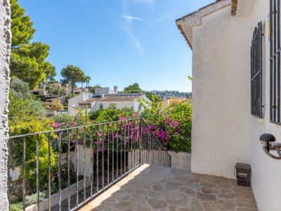 Terrasse d'entrée avec vue