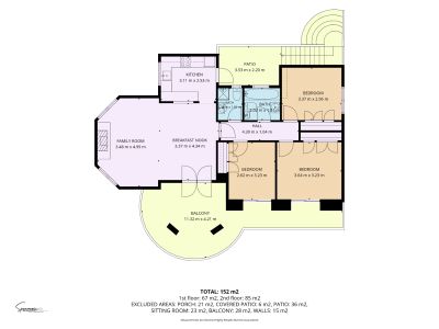 Plan de l'étage supérieur