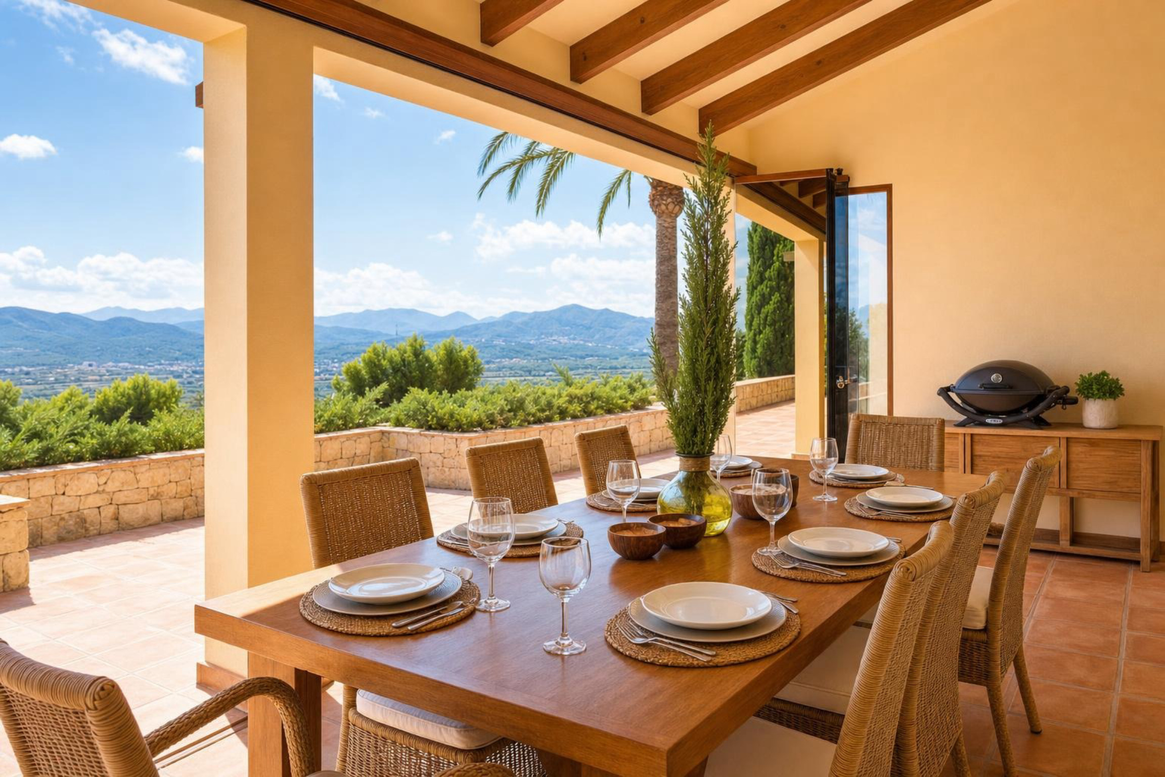 Élégante villa à vendre à Jávea, au pied du Montgó, avec vues spectaculaires