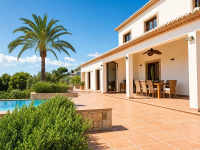 Élégante villa à vendre à Jávea, au pied du Montgó, avec vues spectaculaires