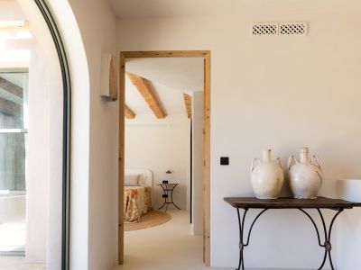 Couloir menant à la chambre
