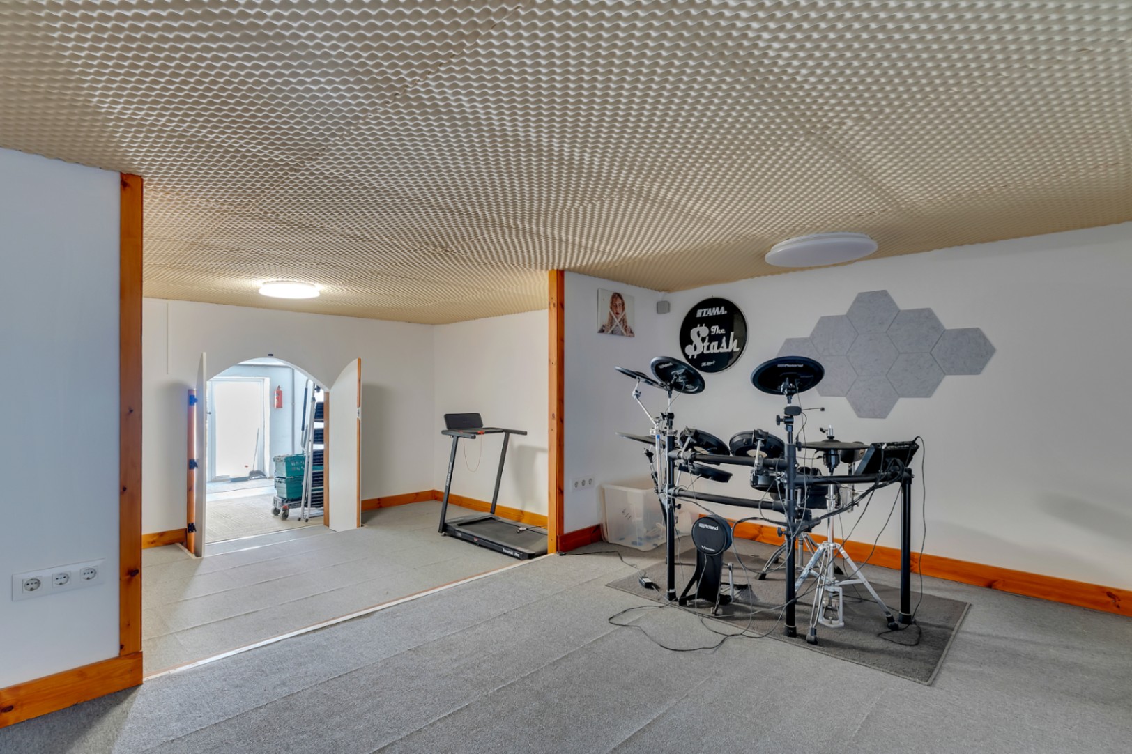 Salle de musique et loisirs