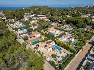 Vue aérienne de la villa