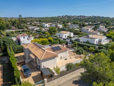 Vue aérienne de la villa