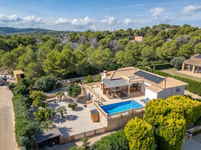 Vue aérienne de la villa