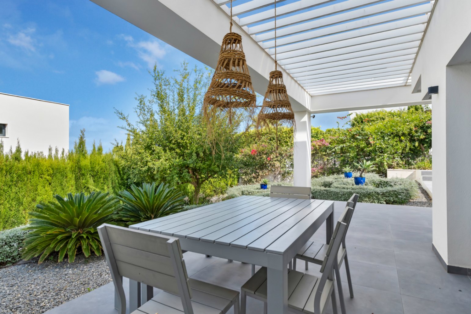 Terrasse couverte