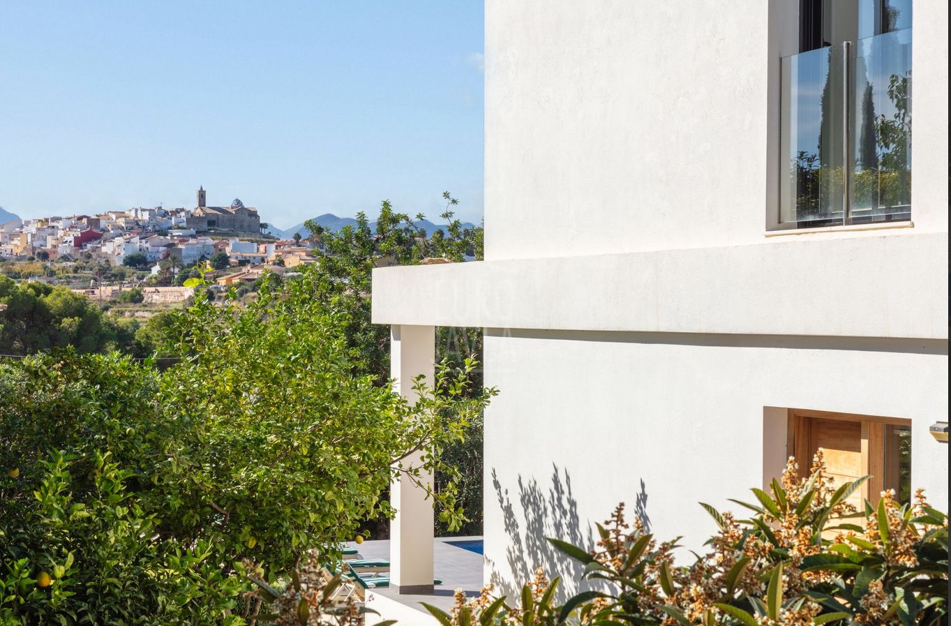 Extérieur avec vue sur le village
