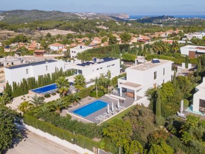 Vue aérienne de la villa