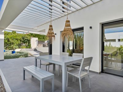 Terrasse avec pergola