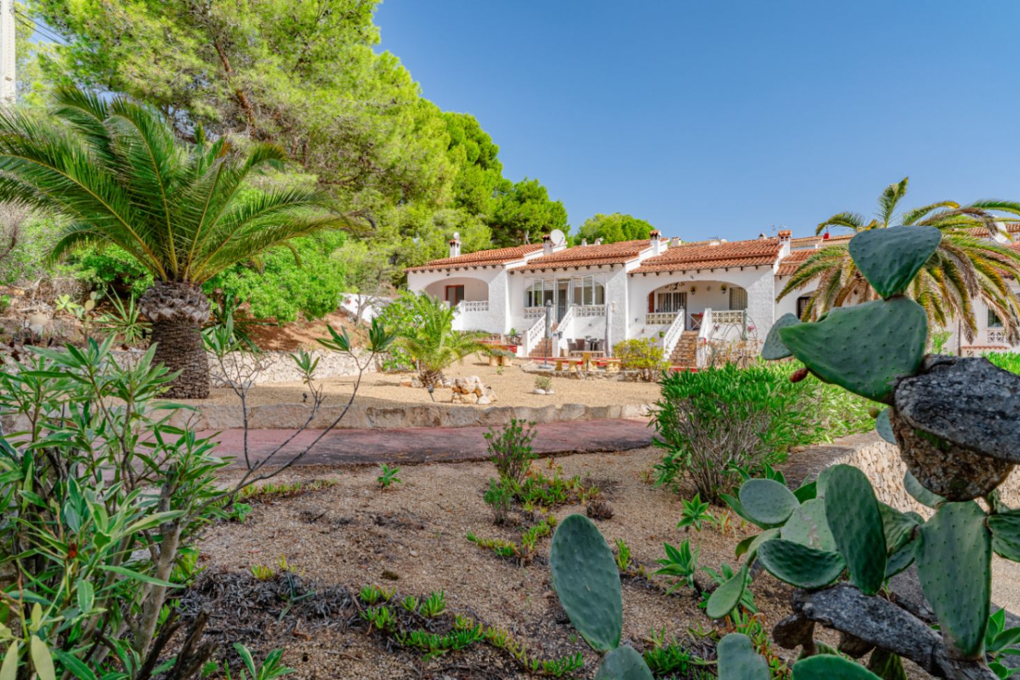 Extérieur et jardin du bungalow