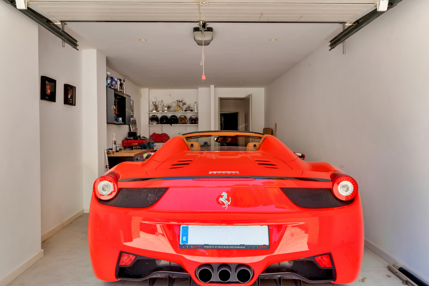 Intérieur du garage