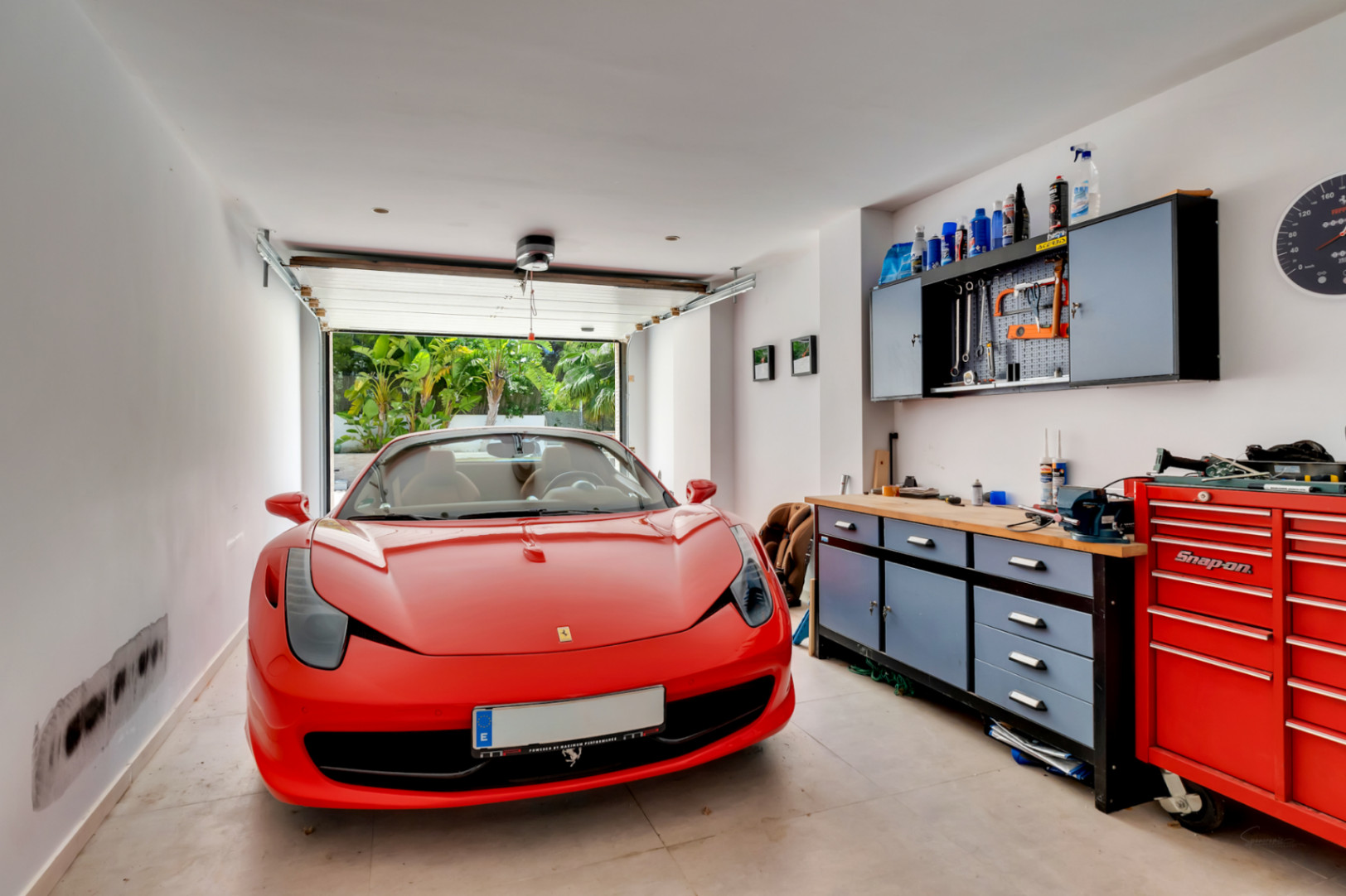 Intérieur du garage