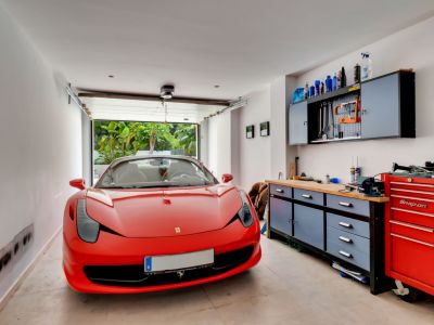 Intérieur du garage