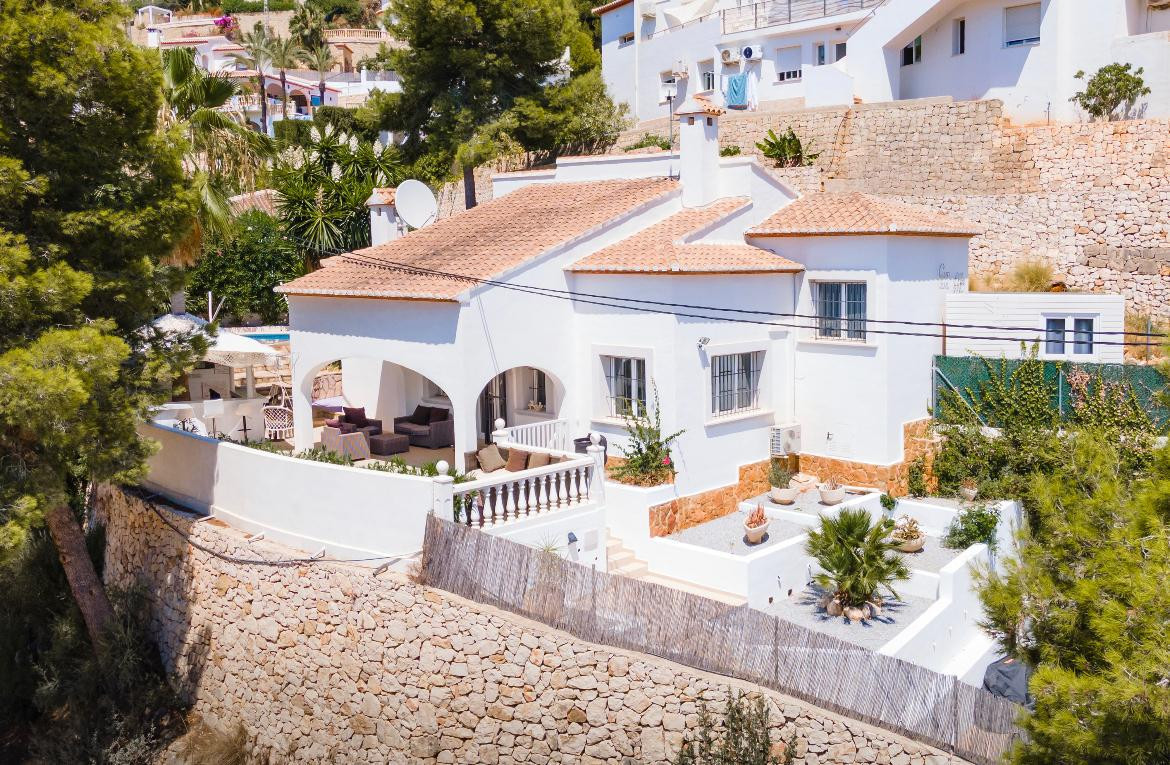Vue extérieure de la villa