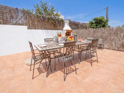 Terrasse avec barbecue